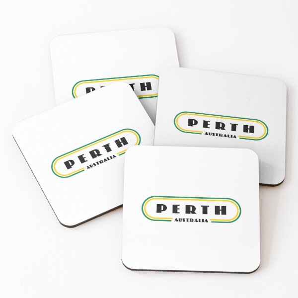 Item preview, Perth City Aussie Australia Retro Vintage Lines designed and sold by creativecaveman.
