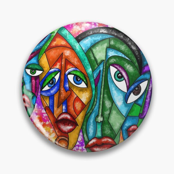 Item preview, Abstract Faces - Abstract Art designed and sold by Patricia Piotrak.