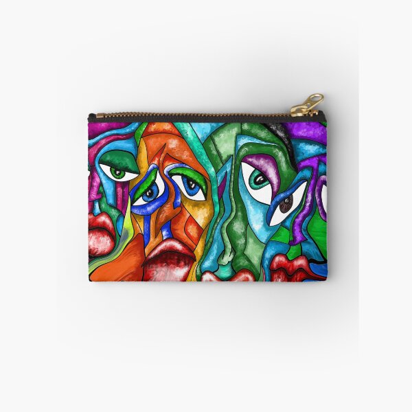 Item preview, Faces - Abstract Painting Fluid Painting designed and sold by Patricia Piotrak.