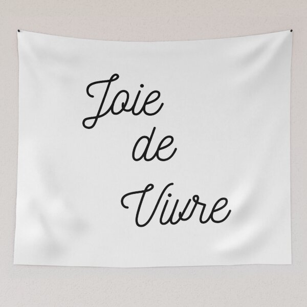 Item preview, Joie de Vivre - French Quote Positivity Inspiring  designed and sold by Mars Babe.