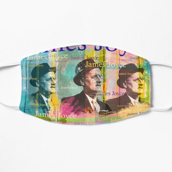 James Joyce Flache Maske