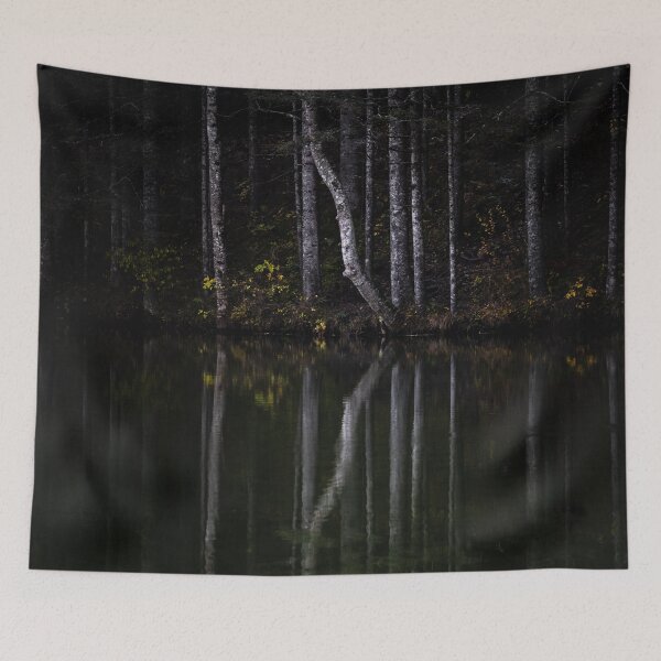 Item preview, White trees reflecting in lake designed and sold by Patrik Lovrin.
