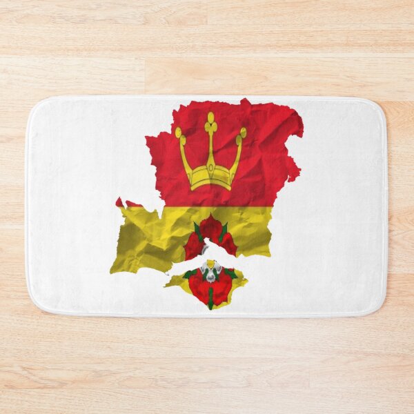 Item preview, Hampshire County Flag & Map Shape designed and sold by niki2028.