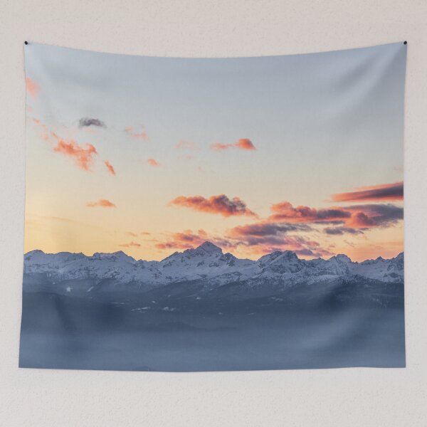 Item preview, Bright orange clouds above Triglav, Slovenia designed and sold by Patrik Lovrin.