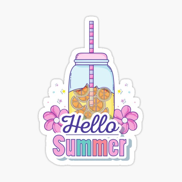 Goodbye school, hello summer Sticker