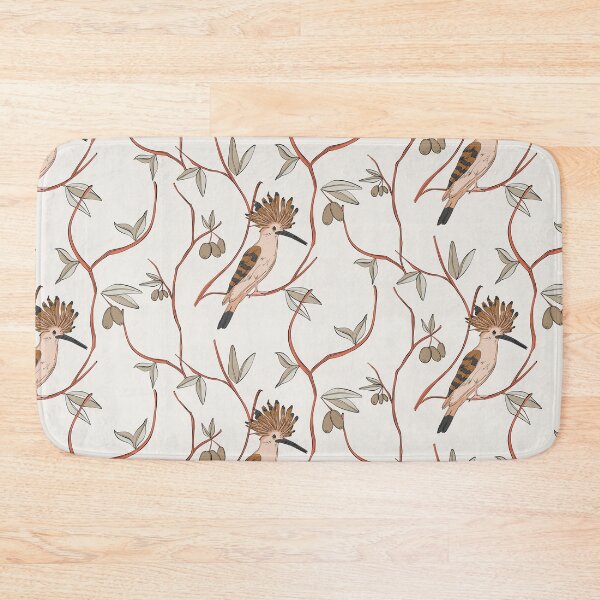Item preview, Hoopoe light bird pattern designed and sold by Milatoo.