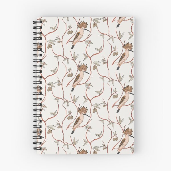 Item preview, Hoopoe light bird pattern designed and sold by Milatoo.