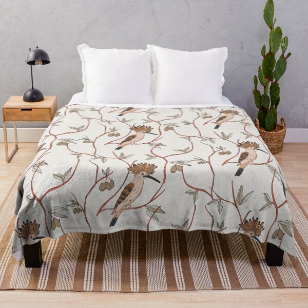 Item preview, Hoopoe light bird pattern designed and sold by Milatoo.