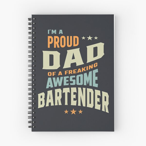 Item preview, I'm a Proud Dad Of a Freaking Awesome Bartender  designed and sold by cidolopez.
