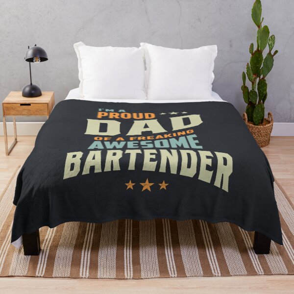 Item preview, I'm a Proud Dad Of a Freaking Awesome Bartender  designed and sold by cidolopez.