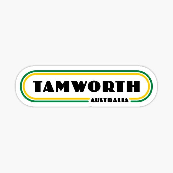 Artikel-Vorschau von Tamworth City Aussie Australien Retro Vintage Linien, designt und verkauft von creativecaveman.