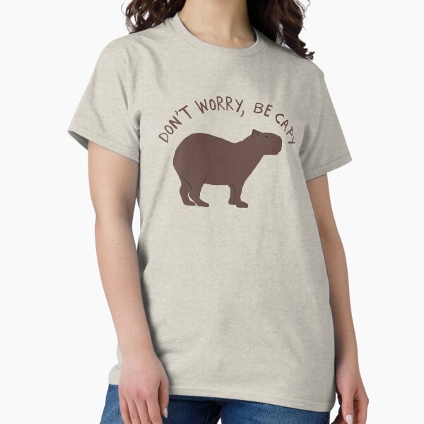 Aperçu de l'œuvre Ne vous inquiétez pas, soyez Capy (Capybara) créée et vendue par Amy Hadden.