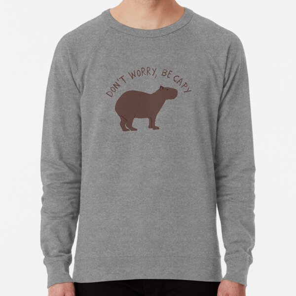 Item preview, Don't Worry, Be Capy (Capybara) designed and sold by Amy Hadden.
