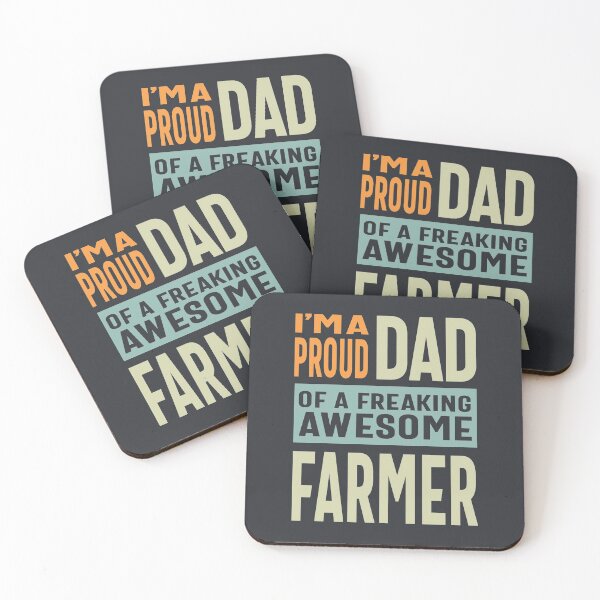 Item preview, I'm A Proud Dad Of A Freaking Awesome Farmer designed and sold by cidolopez.