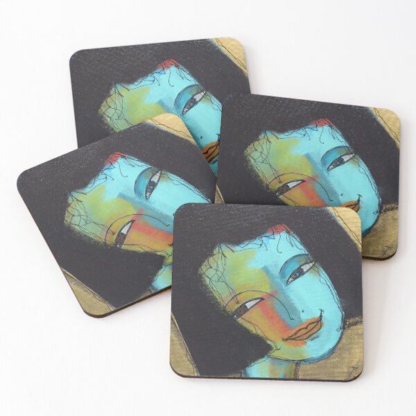 Item preview, YOUNG COLORFUL NOSTALGIC WOMAN designed and sold by Nathalie CLEMENT.