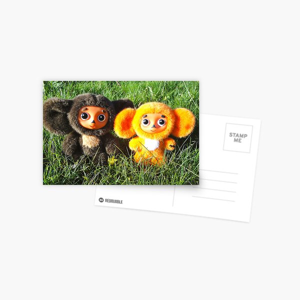 Cheburahska found a friend Postcard