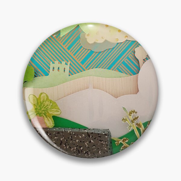Item preview, Nature landscape paper poetry collage 3d sculpture designed and sold by Joie-et-Poesie.