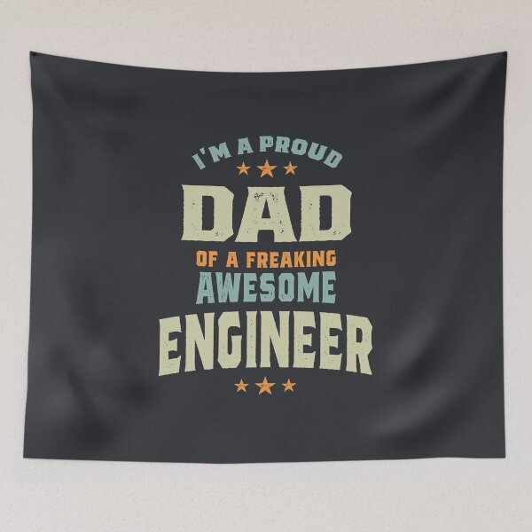 Item preview, I'm A Proud Dad Of A Freaking Awesome Engineer  designed and sold by cidolopez.