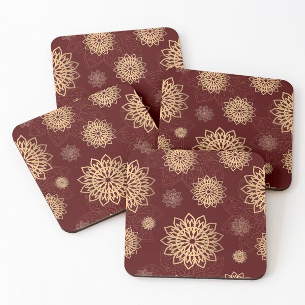 Item preview, Red pattern mandala  designed and sold by KaterynaKet.