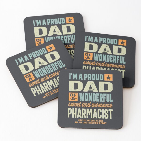 Item preview, I'm A Proud Dad of A Wonderful Sweet And Awesome Pharmacist designed and sold by cidolopez.