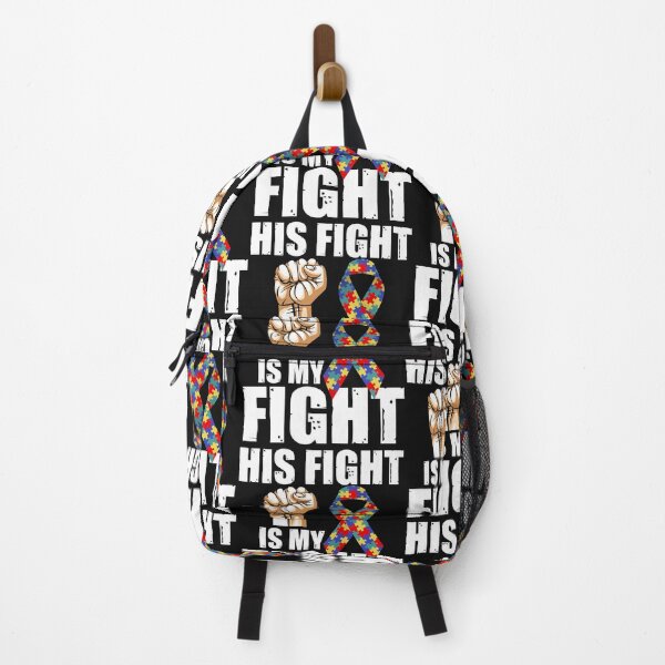 Item preview, His Fight Is My Fight Autism Awareness and Support designed and sold by Best Designer.