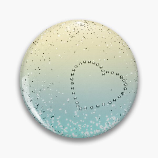 Artikelvorschau, Lemon Twist Beach Heart #1 (Foto nur mit Glitzer – nicht reflektierend) entworfen und verkauft von Anita's & Bella's Art.