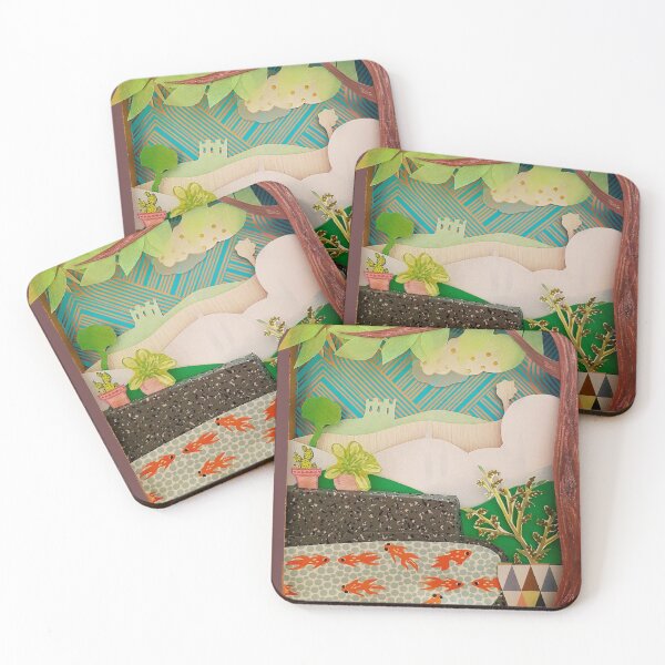 Item preview, Nature landscape paper poetry collage 3d sculpture designed and sold by Joie-et-Poesie.
