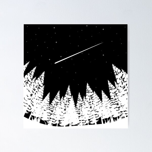 Item preview, Meteor Shower Astronomy Art designed and sold by artworkbyrihen.