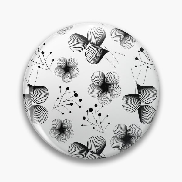 Item preview, hand drawn line flower pattern designed and sold by Illutino.
