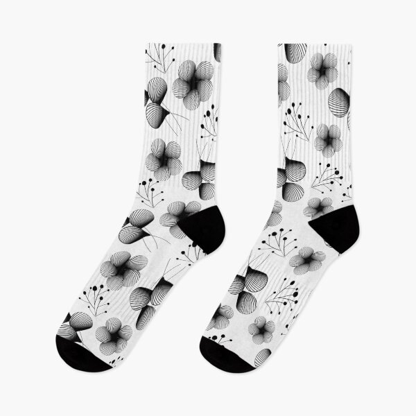 Item preview, hand drawn line flower pattern designed and sold by Illutino.