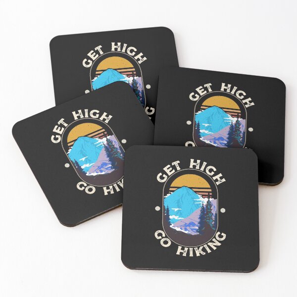 Item preview, Get High. Go Hiking. for the Hiker designed and sold by friendlyspoon.