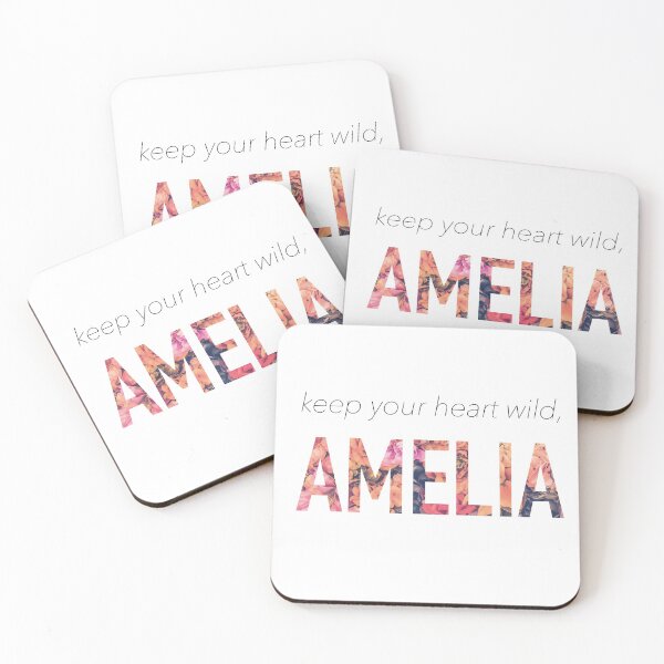 Item preview, Amelia, keep your heart wild designed and sold by Cátia Lima.