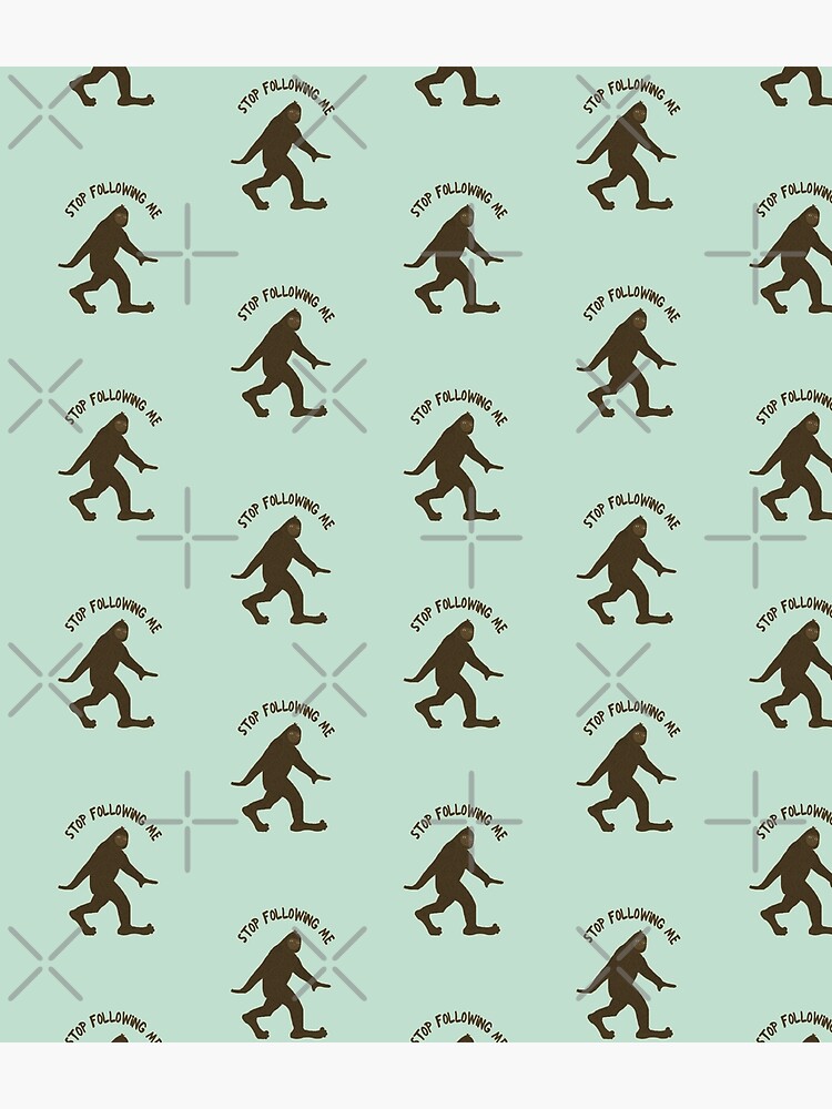 Thumbnail 3 of 3, Backpack, Funny, Slightly Paranoid Sasquatch designed and sold by Amy Hadden.