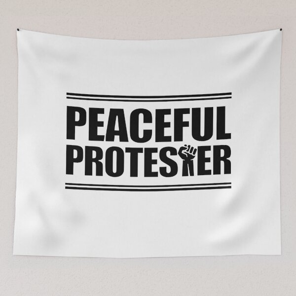 Item preview, Peaceful Protester BLM Protest designed and sold by pixeljamz.
