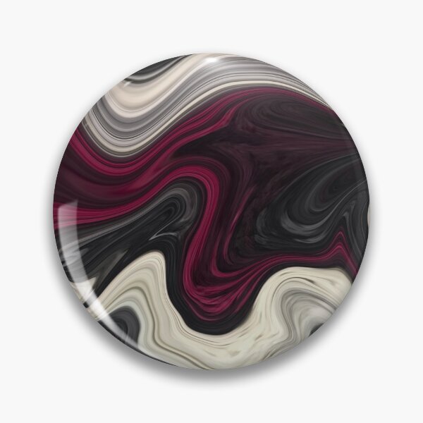 Item preview, Fluid Painting Marble Pattern Black Red Gray designed and sold by Patricia Piotrak.