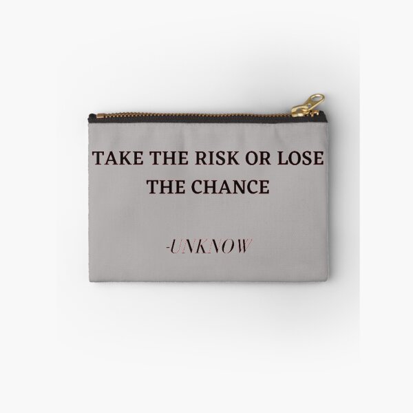 Item preview,  take risks or lose your chance designed and sold by Gatsbird Design.