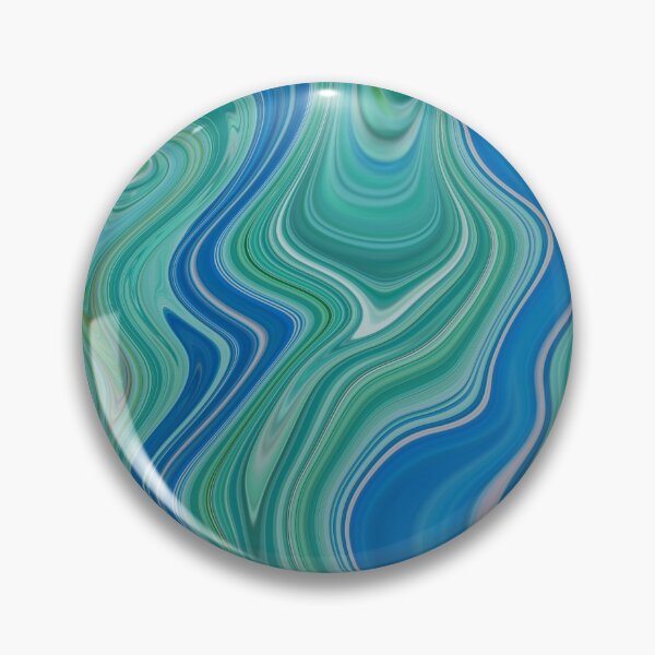 Item preview, Abstract Fluid Painting Marble Pattern Blue Green designed and sold by Patricia Piotrak.