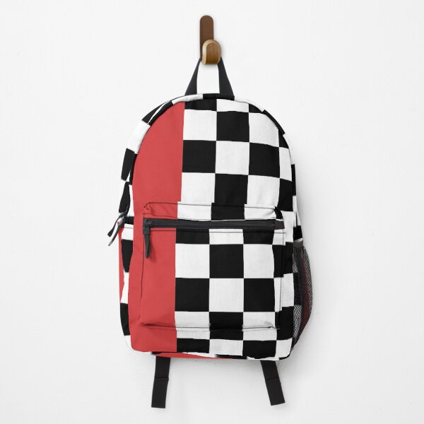 Item preview, red checkered, car racing flag designed and sold by leancircuit.