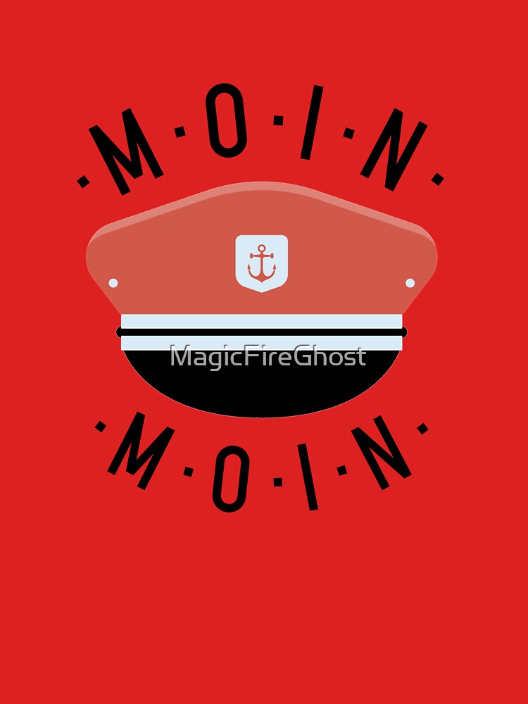 Moin Moin Seefahrer Kapitän T-Shirt