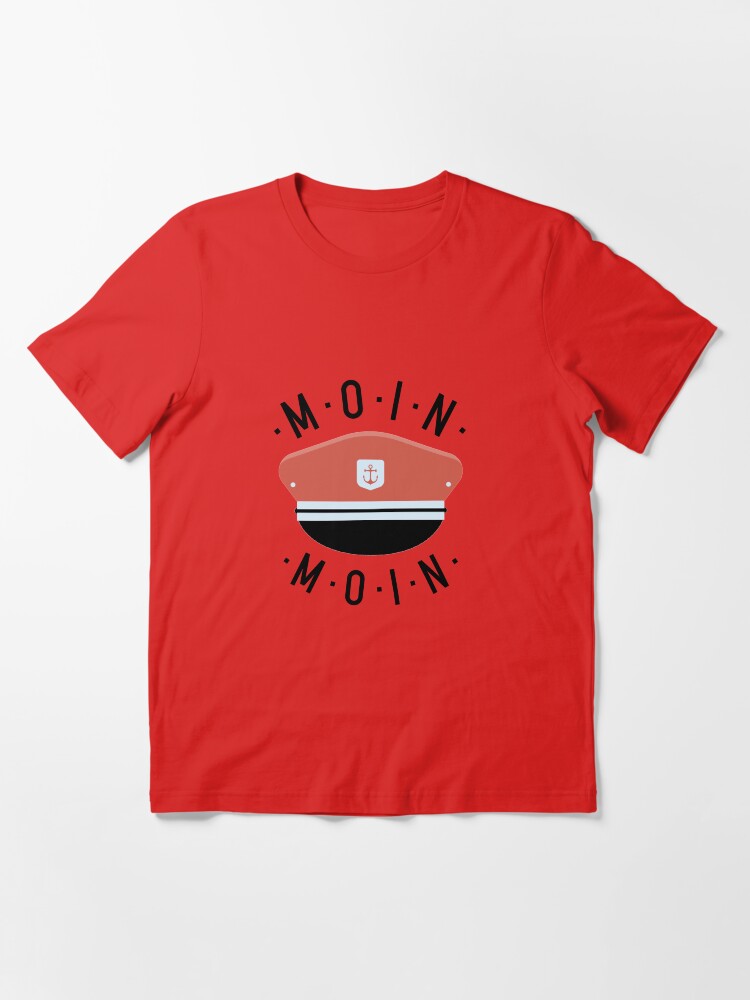 Moin Moin Seefahrer Kapitän T-Shirt