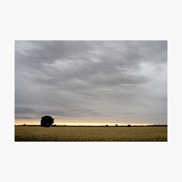 Last light of Sunset - Parkes - NSW - Australia Photographic Print
