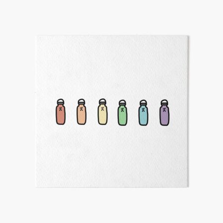 Artikel-Vorschau von Rainbow Hydro Flask Sticker Pack, designt und verkauft von bassoongirl123.