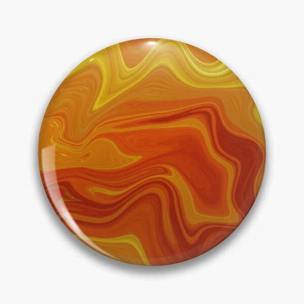 Item preview, Pintura fluida Mármol Patrón Abstracto Naranja y Amarillo designed and sold by Patricia Piotrak.