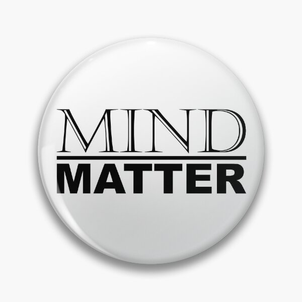 Item preview, Mind Over Matter Motivational / Inspirational Quotes and Sayings Minimal Typography designed and sold by ColorMeHappy123.