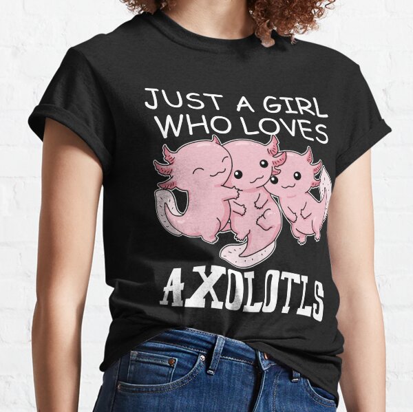 This Girl Loves Axolotls - Axolotl Gifts for Girls Essential T-Shirt for  Sale by propellerhead