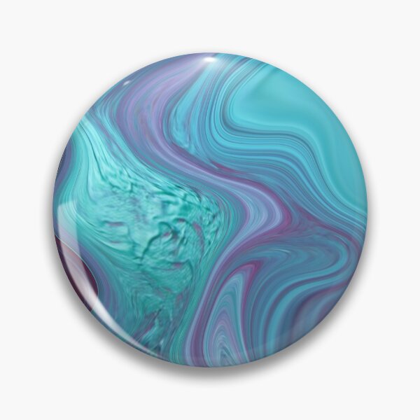 Item preview, Fluid Painting marble pattern turquoise and blue designed and sold by Patricia Piotrak.