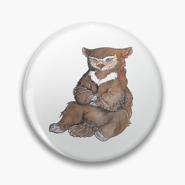 Item preview, Dungeons and Dragons, angry Moon Owlbear Illustration designed and sold by Hasel-Anne.