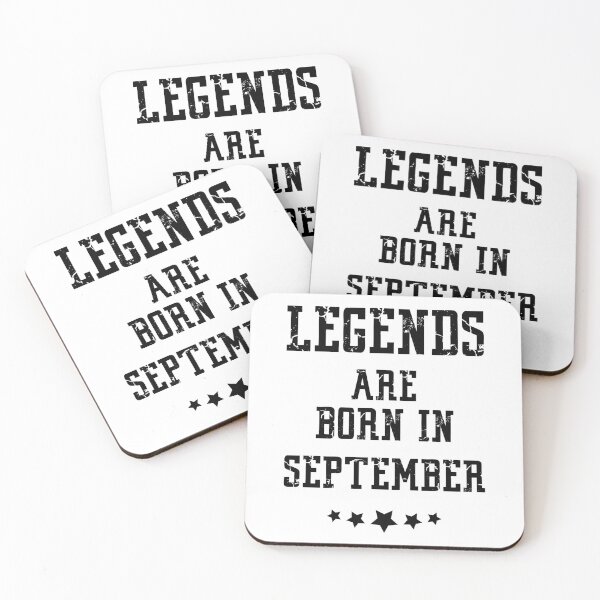 Item preview, Legends Are Born in September designed and sold by Ali-Tshirt.