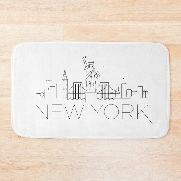 Item preview, New York - Digital Drawing - B&W designed and sold by Gatsbird Design.