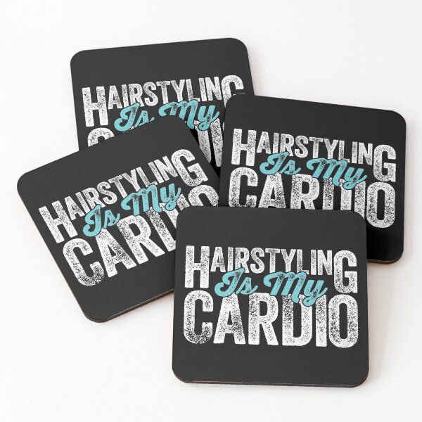 Item preview, Hairstyling Is My Cardio Cute Hairdresser Funny Hairstylist designed and sold by inkedtee.